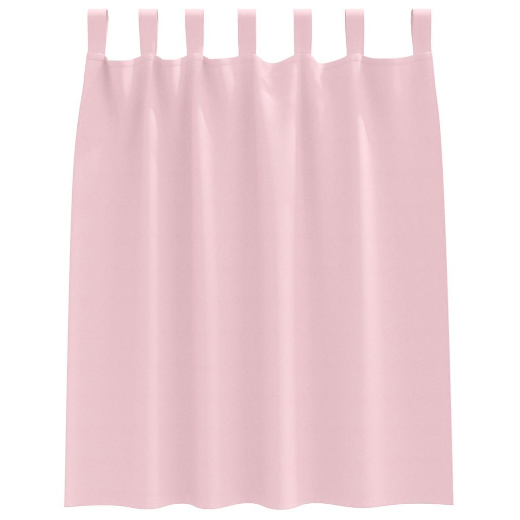 Gordijnen met gordijnen 2 pcs Babyroze Polyester