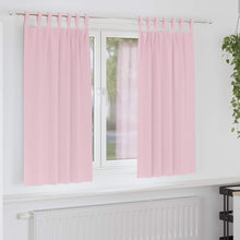 Gordijnen met gordijnen 2 pcs Babyroze Polyester