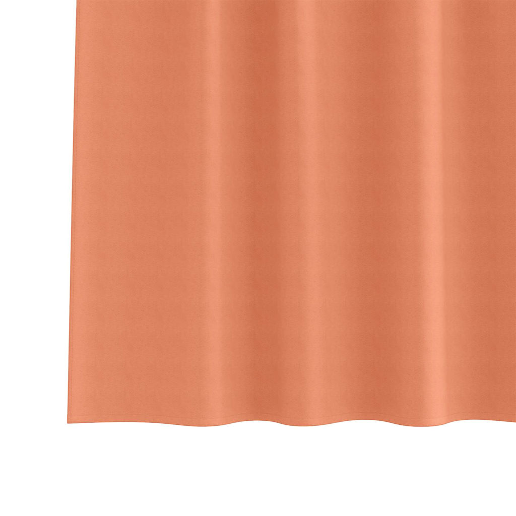 Gordijnen met gordijnen 2 pcs Terracotta Polyester
