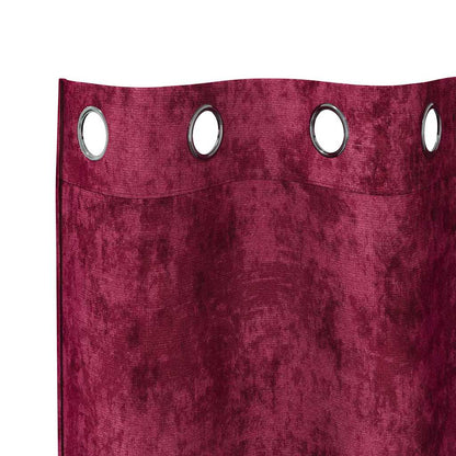 Velvet Gordijnen 2 Pcs Wijnrood 175 X 140 Cm Fluweel Wijnrood