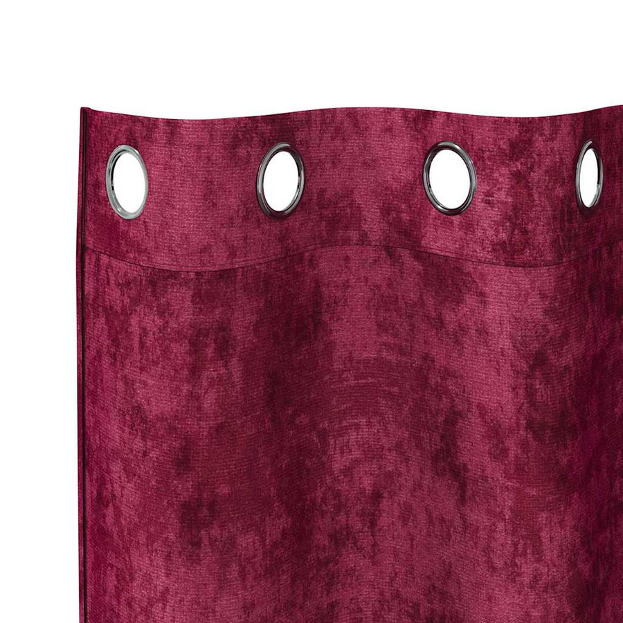 Velvet Gordijnen 2 Pcs Wijnrood 175 X 140 Cm Fluweel Wijnrood