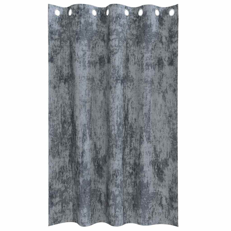 Velvet Gordijnen 2 pcs Zilvergrijs 175 x 140 cm Fluweel