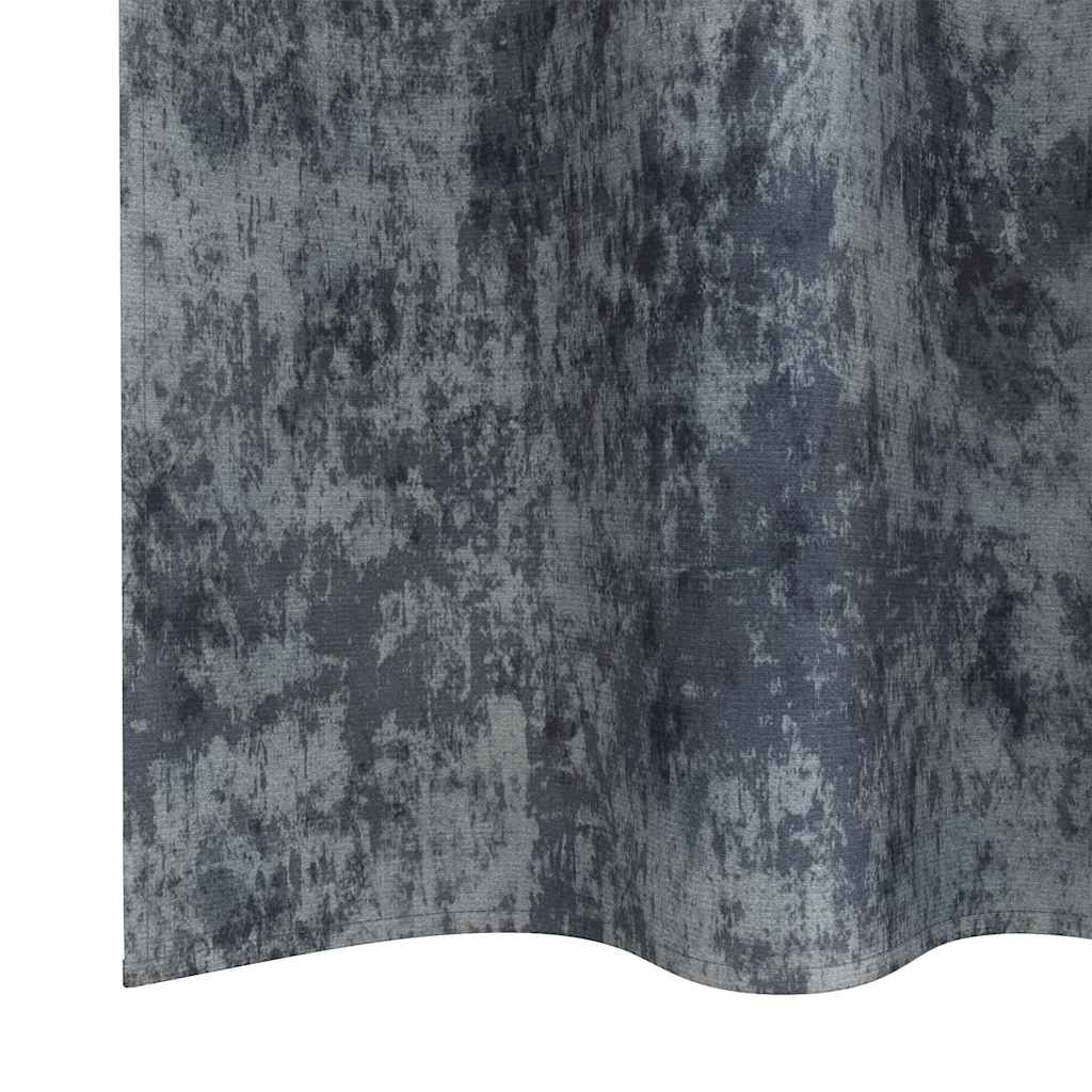 Velvet Gordijnen 2 pcs Zilvergrijs 260 x 140 cm Fluweel