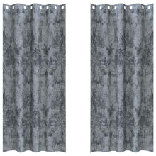 Velvet Gordijnen 2 pcs Zilvergrijs 260 x 140 cm Fluweel
