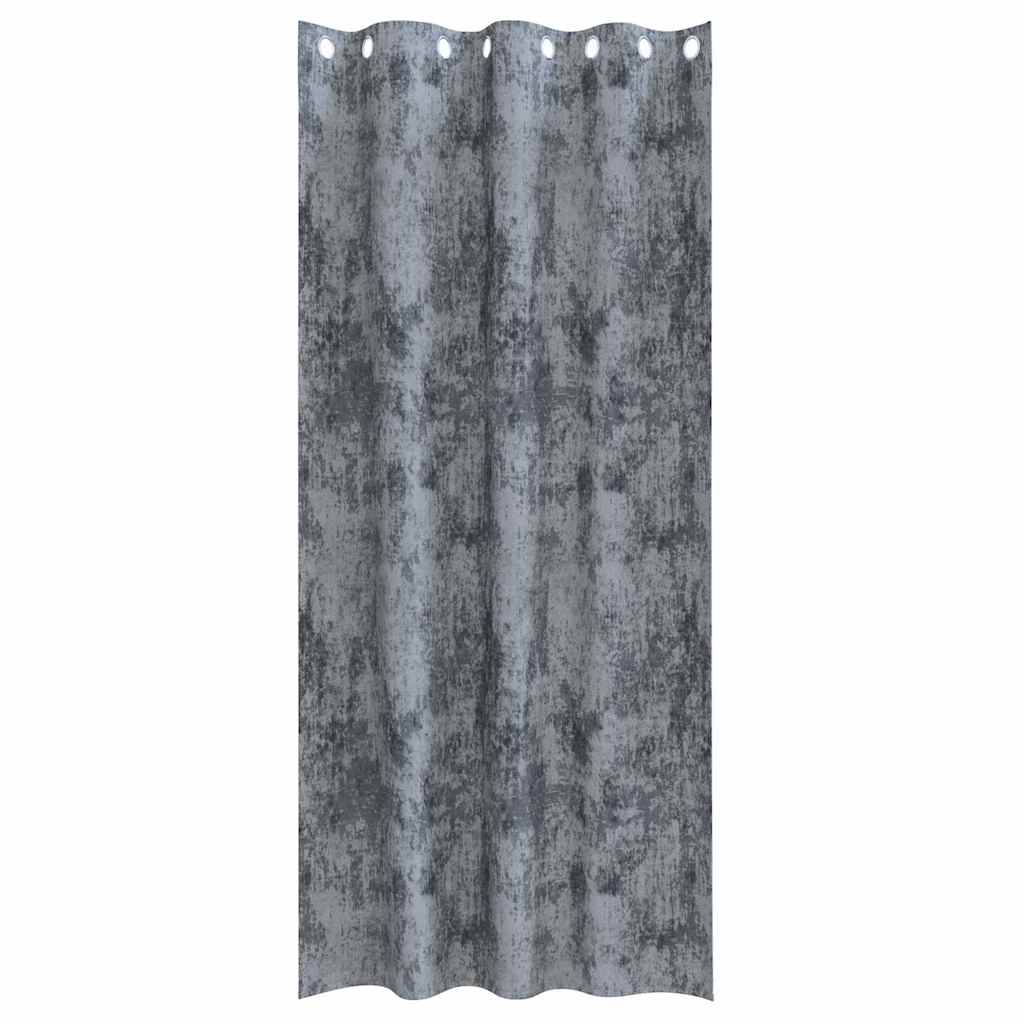 Velvet Gordijnen 2 pcs Zilvergrijs 260 x 140 cm Fluweel