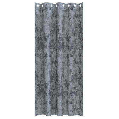 Velvet Gordijnen 2 pcs Zilvergrijs 260 x 140 cm Fluweel