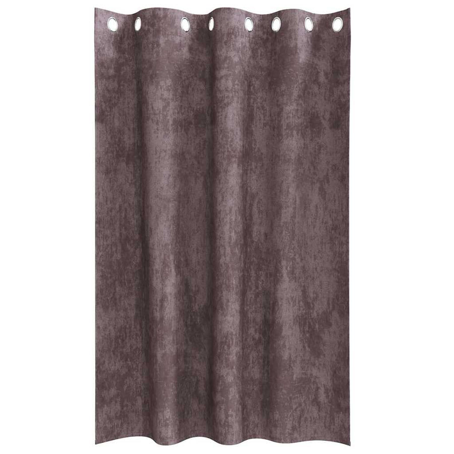 Velvet Gordijnen met gordijnen 2 pcs Bruin 175 x 140 cm Fluweel