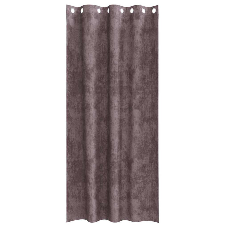 Velvet Gordijnen met gordijnen 2 pcs Bruin 260 x 140 cm Fluweel