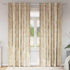 Gordijnen fluweel 260x140 cm crème
