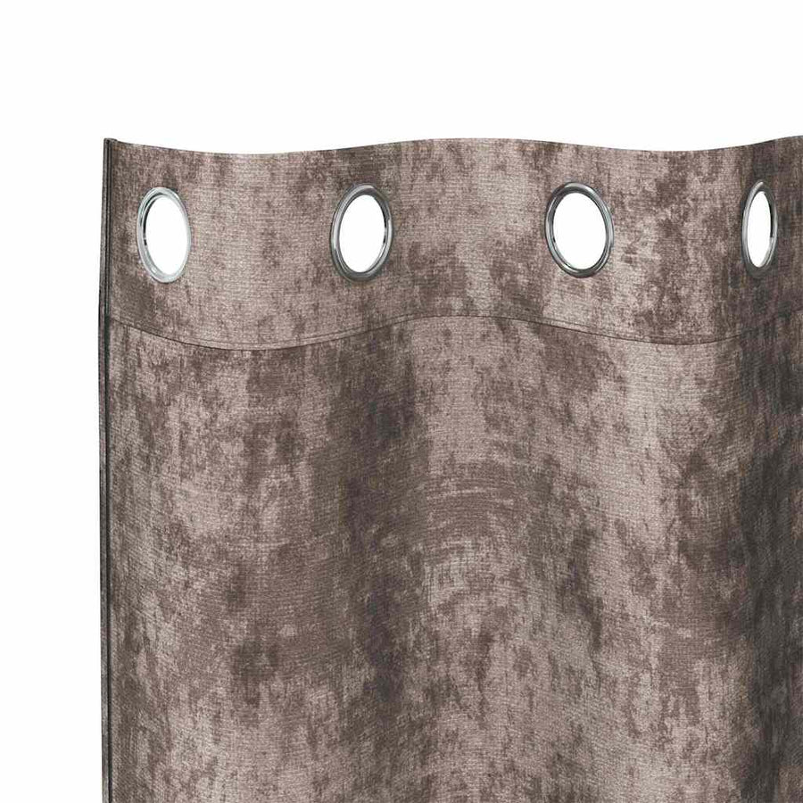 Velvet Gordijnen 2 pcs Cappuccino 245 x 140 cm Fluweel