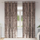 Velvet Curtains 2 pcs Cappuccino 245 x 140 cm