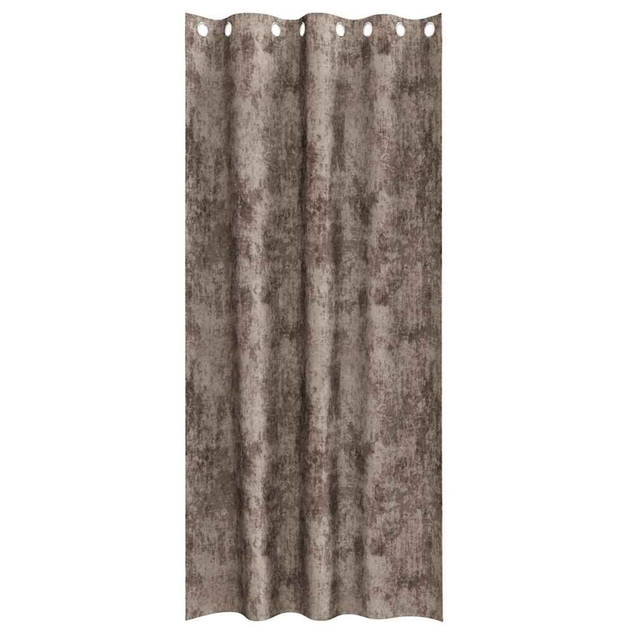 Velvet Gordijnen 2 pcs Cappuccino 245 x 140 cm Fluweel