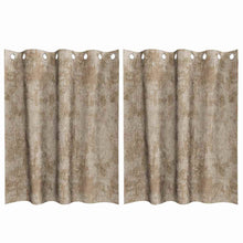 Velvet Gordijnen 2 Pcs Fluweel Champagne 140 x 140 cm