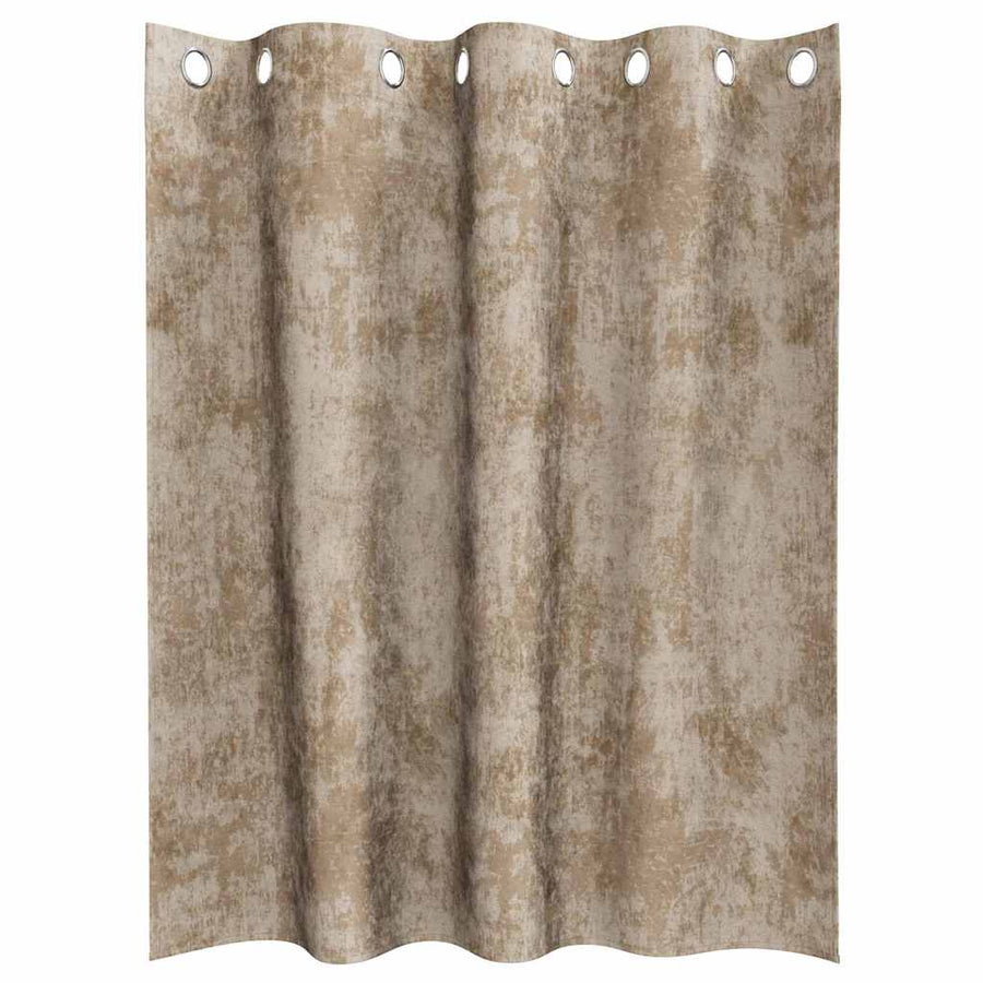 Velvet Gordijnen 2 Pcs Fluweel Champagne 140 x 140 cm