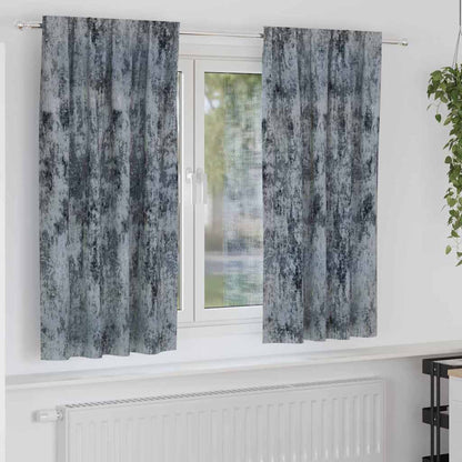 Velvet Gordijnen 2 pcs Zilvergrijs 175 x 140 cm Fluweel