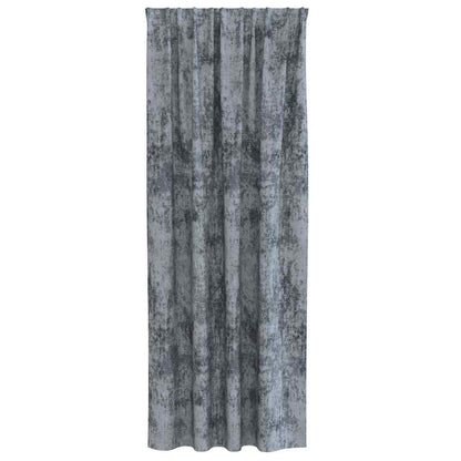 Velvet Gordijnen 2 pcs Zilvergrijs 245 x 140 cm Fluweel