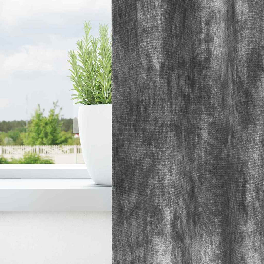 Velvet Gordijnen met gordijnen 2 pcs Grijs 260 x 140 cm Fluweel
