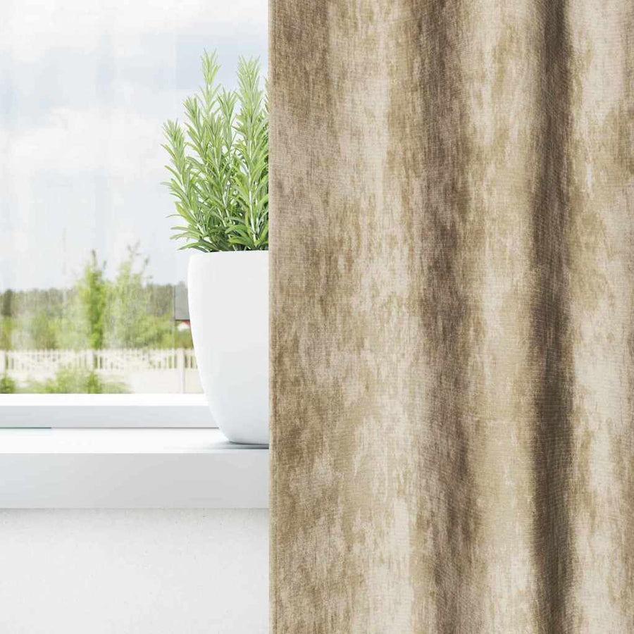 Velvet Gordijnen met gordijnen 2 pcs Crème 175 x 140 cm Fluweel