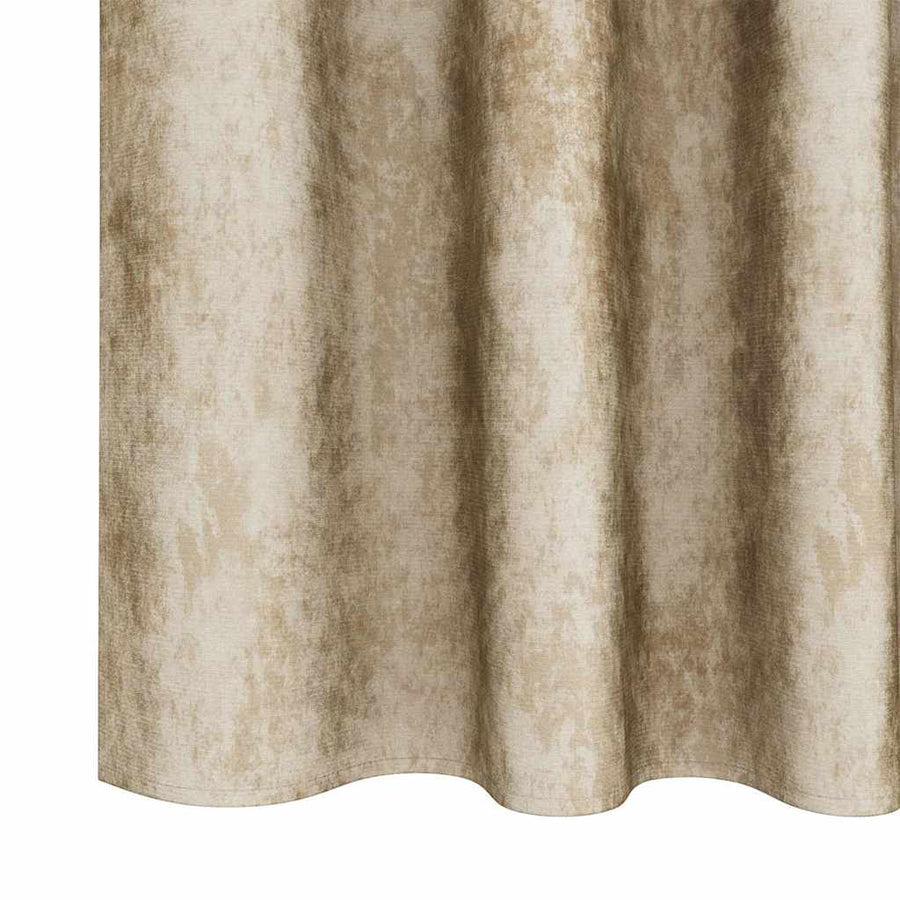 Velvet Gordijnen met gordijnen 2 pcs Crème 245 x 140 cm Fluweel