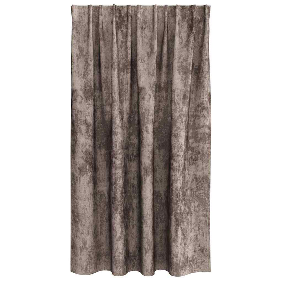 Velvet Gordijnen 2 pcs Cappuccino 140 x 140 cm Fluweel
