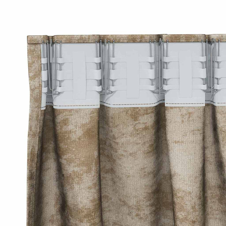 Velvet Gordijnen 2 pcs champagne 140 x 140 cm Fluweel