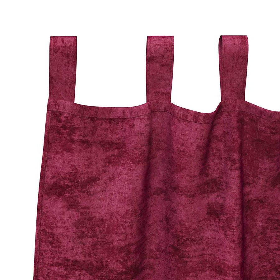 Velvet Gordijnen 2 pcs Wijnrood 225 x 140 cm Fluweel