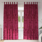 Velvet Curtains 2 pcs Wine Red 260 x 140 cm Velvet