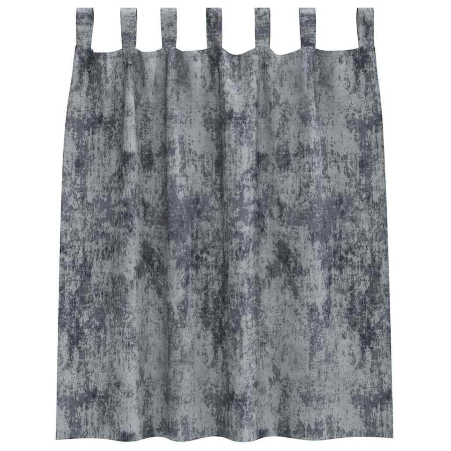 Velvet Gordijnen 2 pcs Zilvergrijs 140 x 140 cm Fluweel