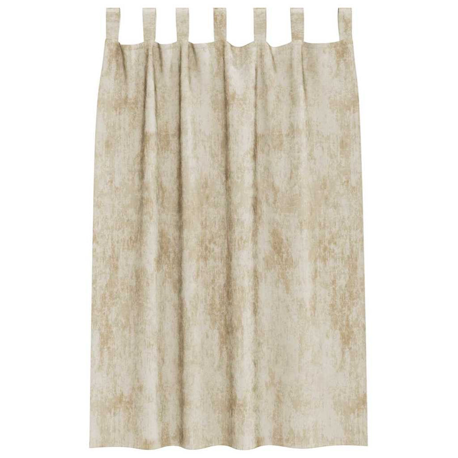 Velvet Gordijnen met gordijnen 2 pcs Crème 175 x 140 cm Fluweel