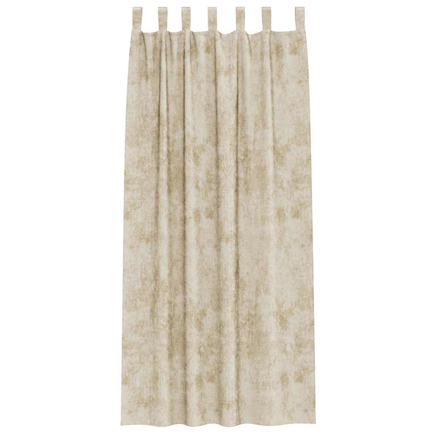 Velvet Gordijnen met gordijnen 2 pcs Crème 245 x 140 cm Fluweel