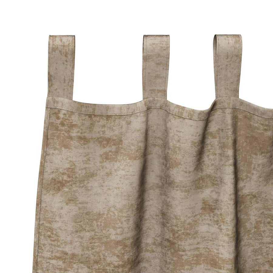 Velvet Gordijnen 2 pcs champagne 140 x 140 cm Fluweel