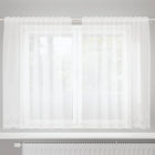 Kantgordijn 150x160 cm wit polyester