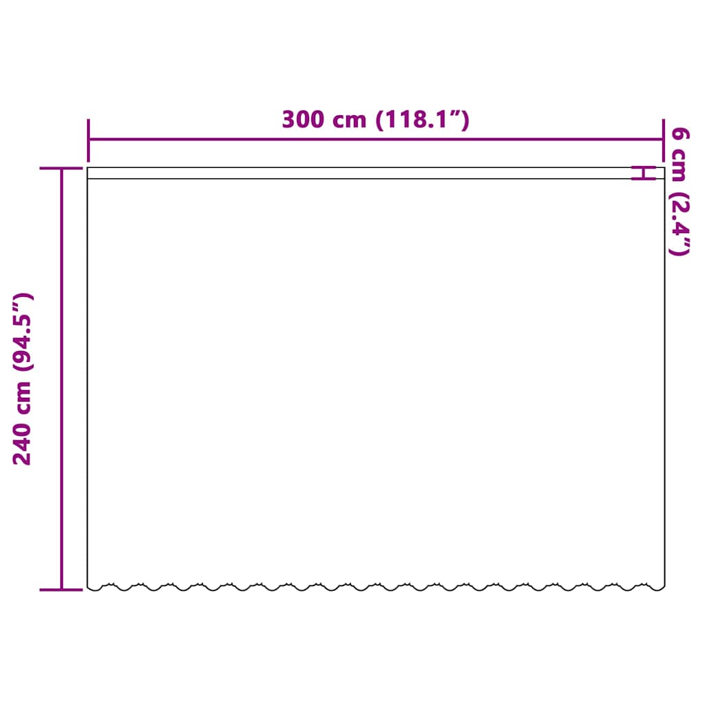 Gordijnen met gordijnen Bloemen Wit 300 x 240 cm Polyester