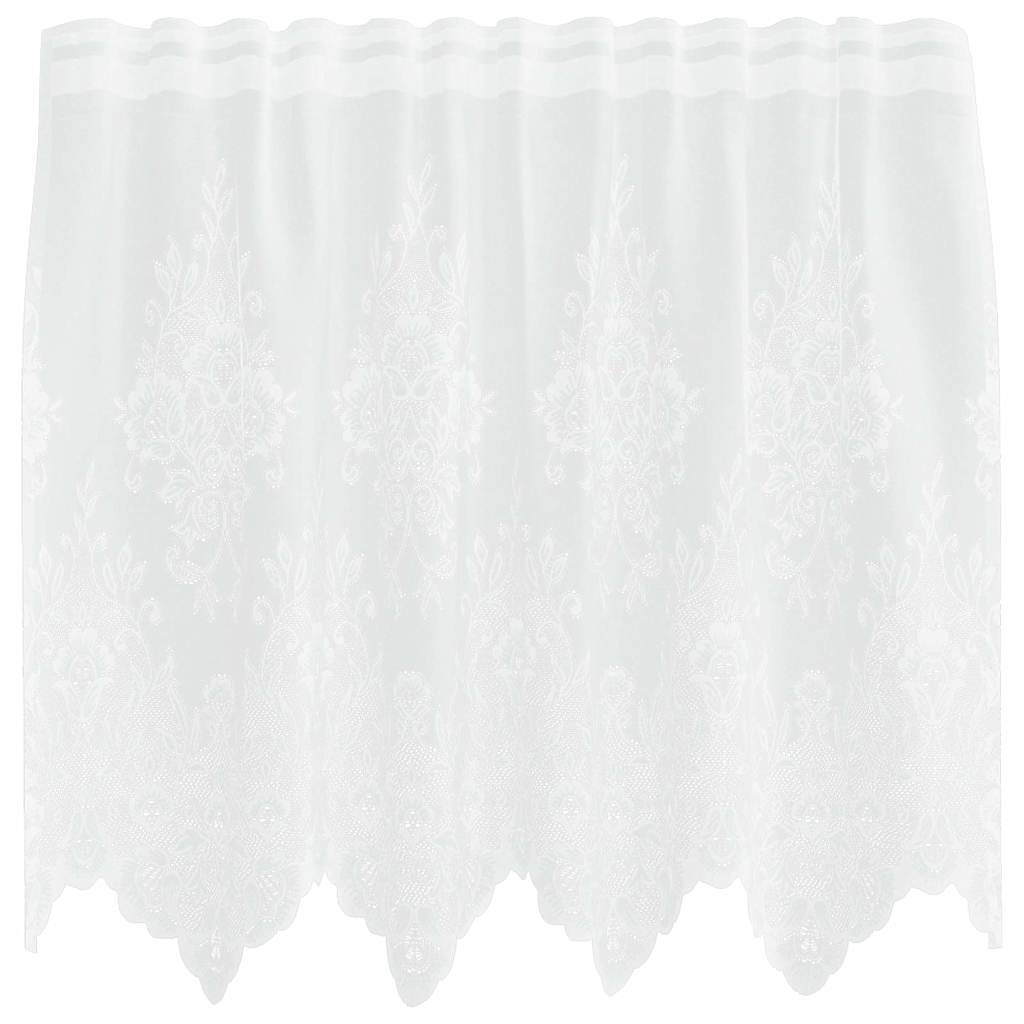 Gordijnen met gordijnen Wit 150 x 80 cm Polyester