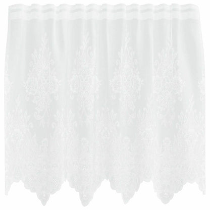 Gordijnen met gordijnen Wit 150 x 80 cm Polyester