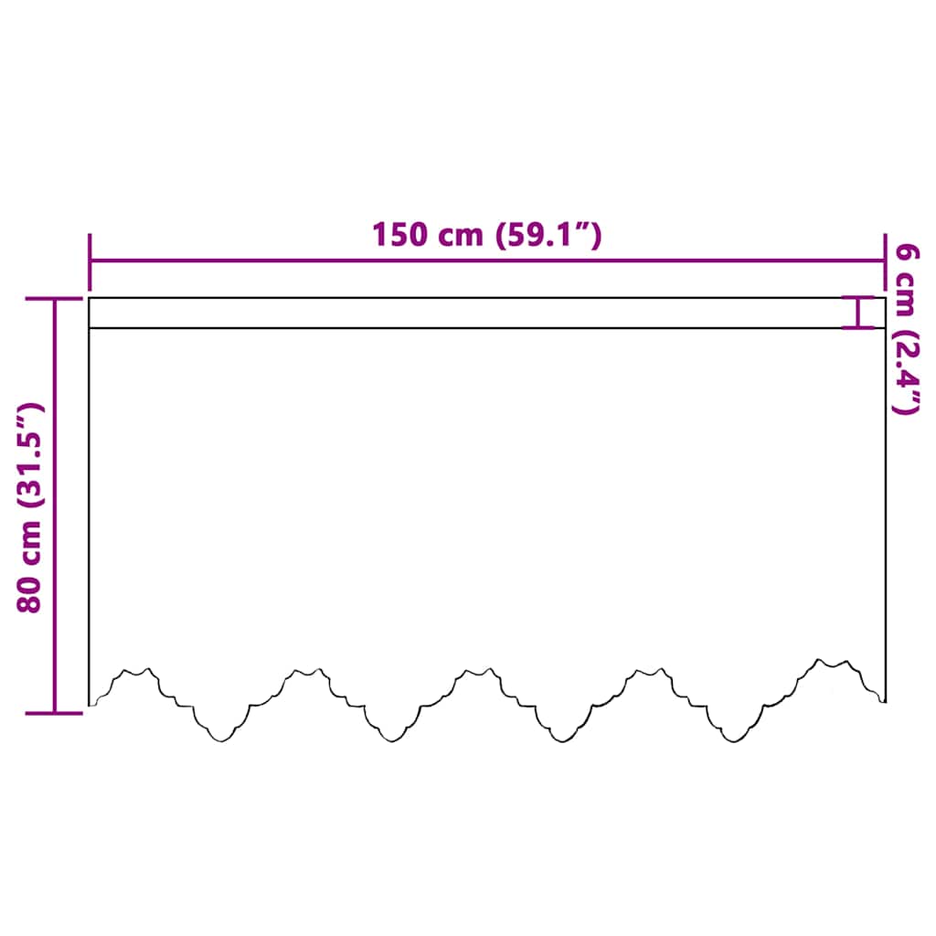 Gordijnen met gordijnen Wit 150 x 80 cm Polyester