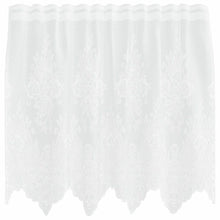 Gordijnen met gordijnen Bloemen Wit 150 x 100 cm Polyester