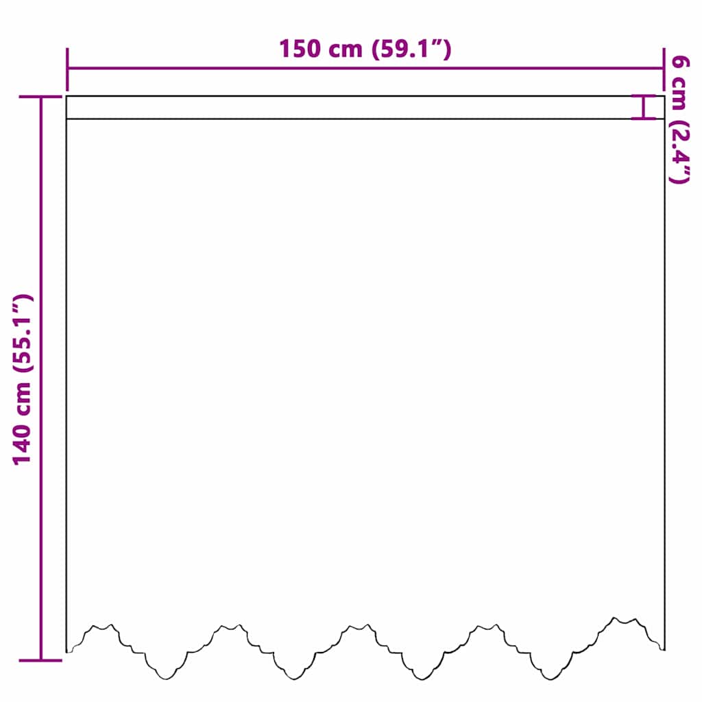 Gordijnen met gordijnen Bloemen Wit 150 x 140 cm Polyester
