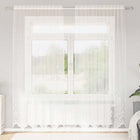 Gordijn 200x150 cm wit polyester