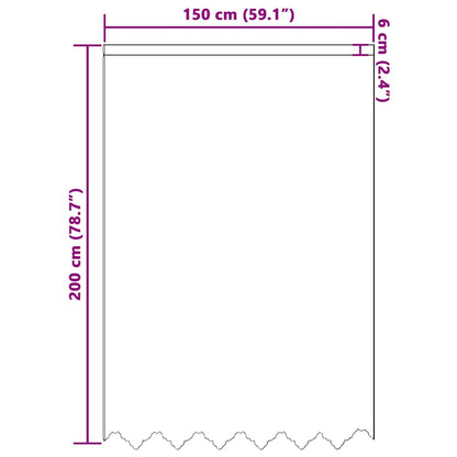 Gordijnen met gordijnen Wit 150 x 200 cm Polyester