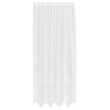 Gordijnen met gordijnen Bloemen Wit 150 x 240 cm Polyester