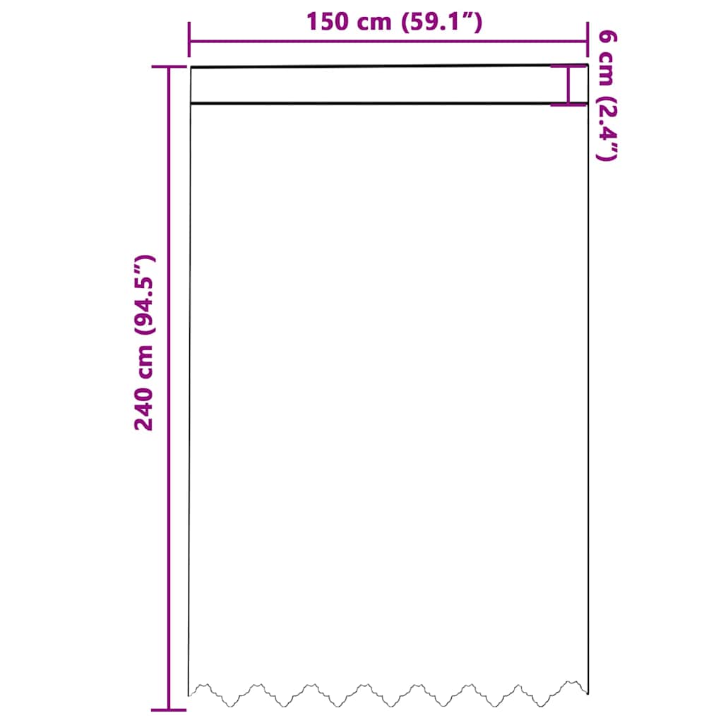 Gordijnen met gordijnen Bloemen Wit 150 x 240 cm Polyester