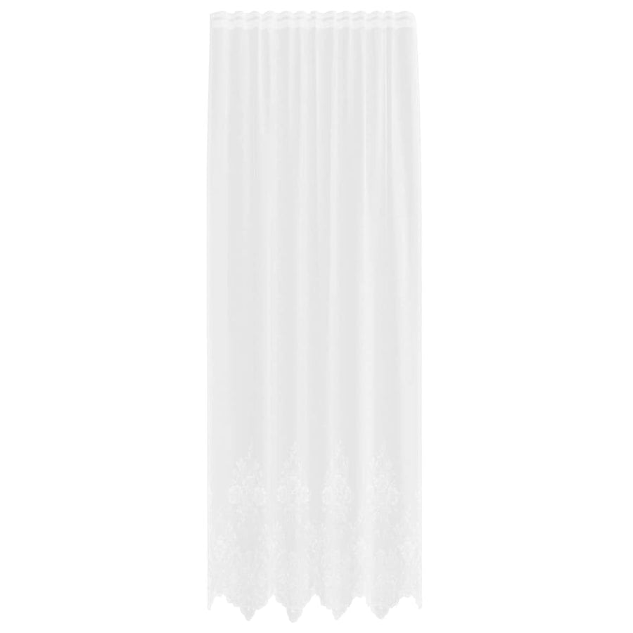 Gordijnen met gordijnen Wit 150 x 280 cm Polyester