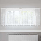 Gordijn 200x120 cm wit polyester