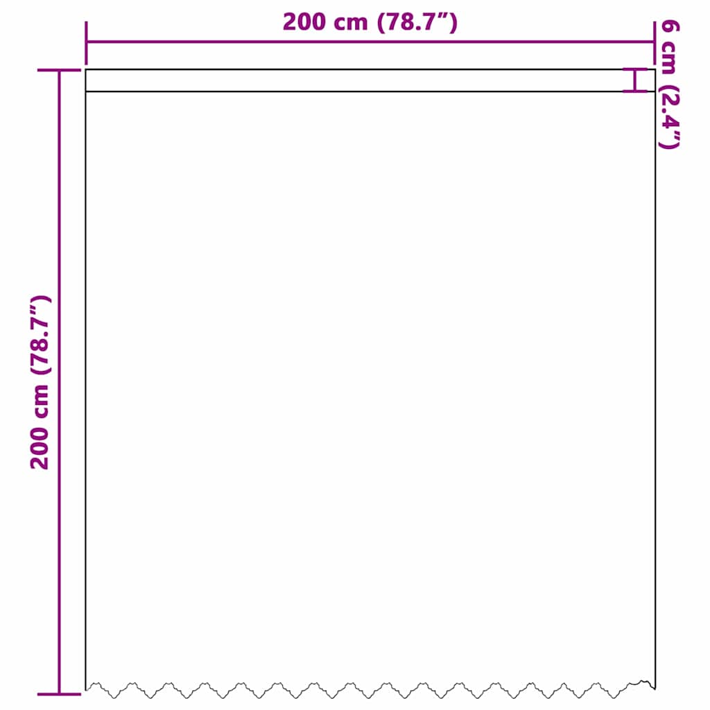 Gordijnen met gordijnen Bloemen Wit 200 x 200 cm Polyester