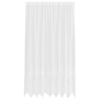 Gordijnen met gordijnen Bloemen Wit 200 x 240 cm Polyester