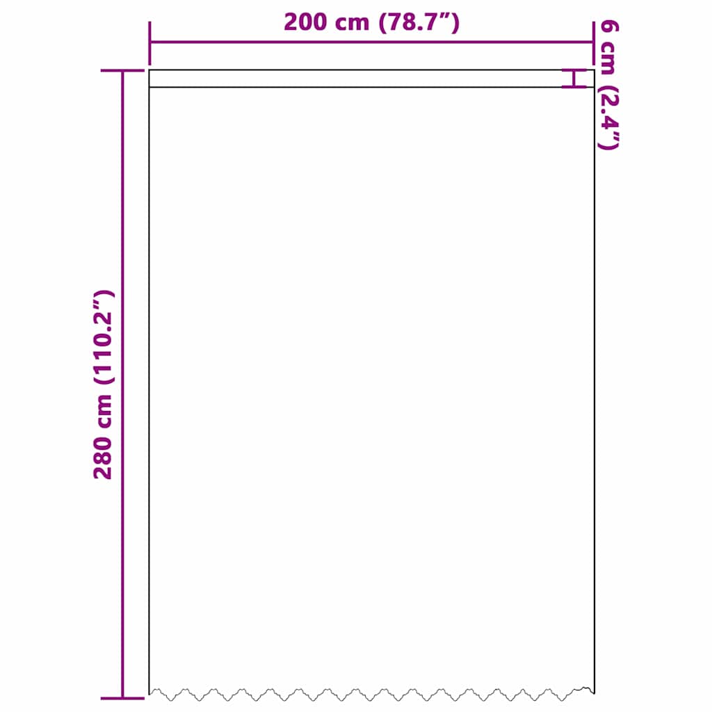 Gordijnen met gordijnen Bloemen Wit 200 x 280 cm Polyester