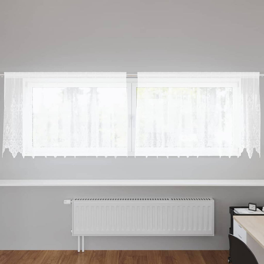 Gordijnen met gordijnen Wit 300 x 120 cm Polyester
