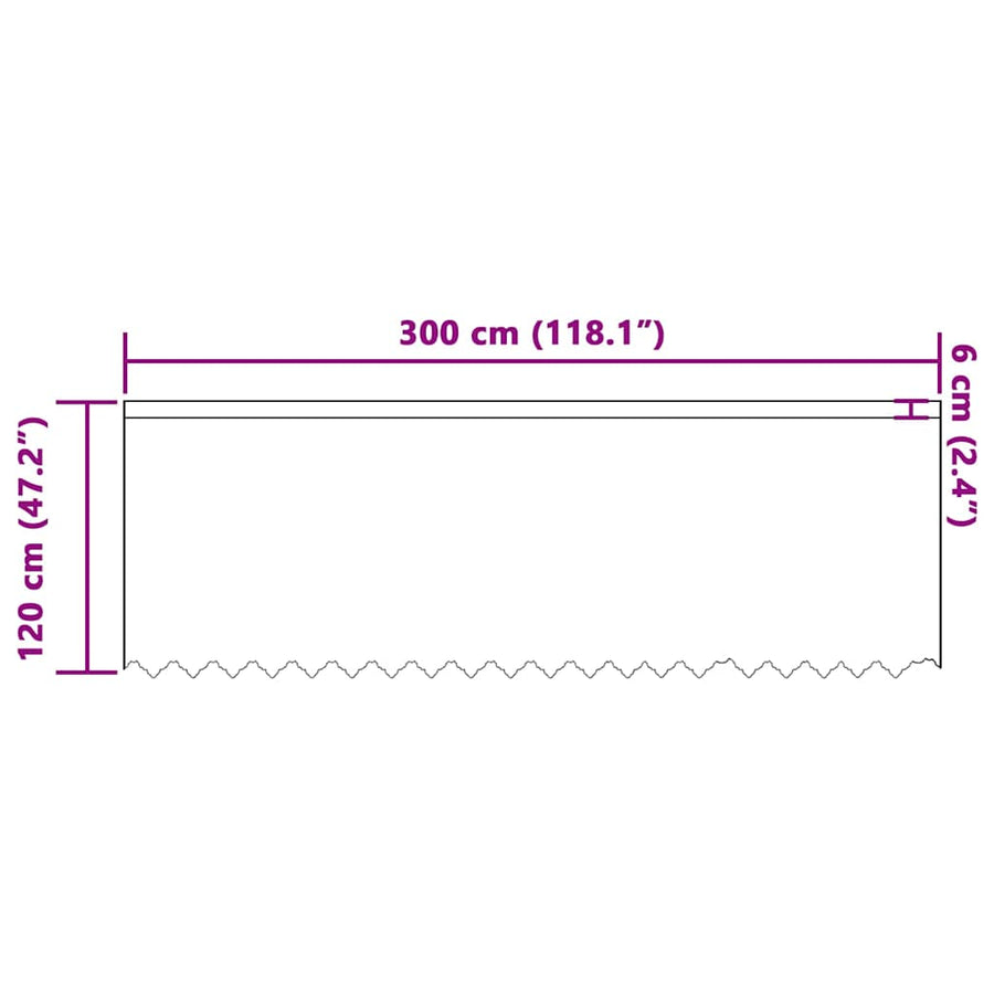 Gordijnen met gordijnen Wit 300 x 120 cm Polyester