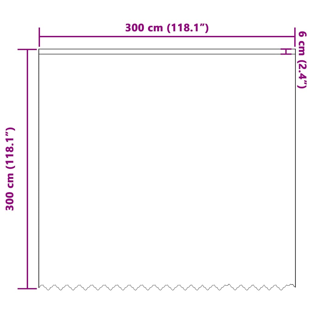 Gordijnen met gordijnen Bloemen Wit 300 x 300 cm Polyester